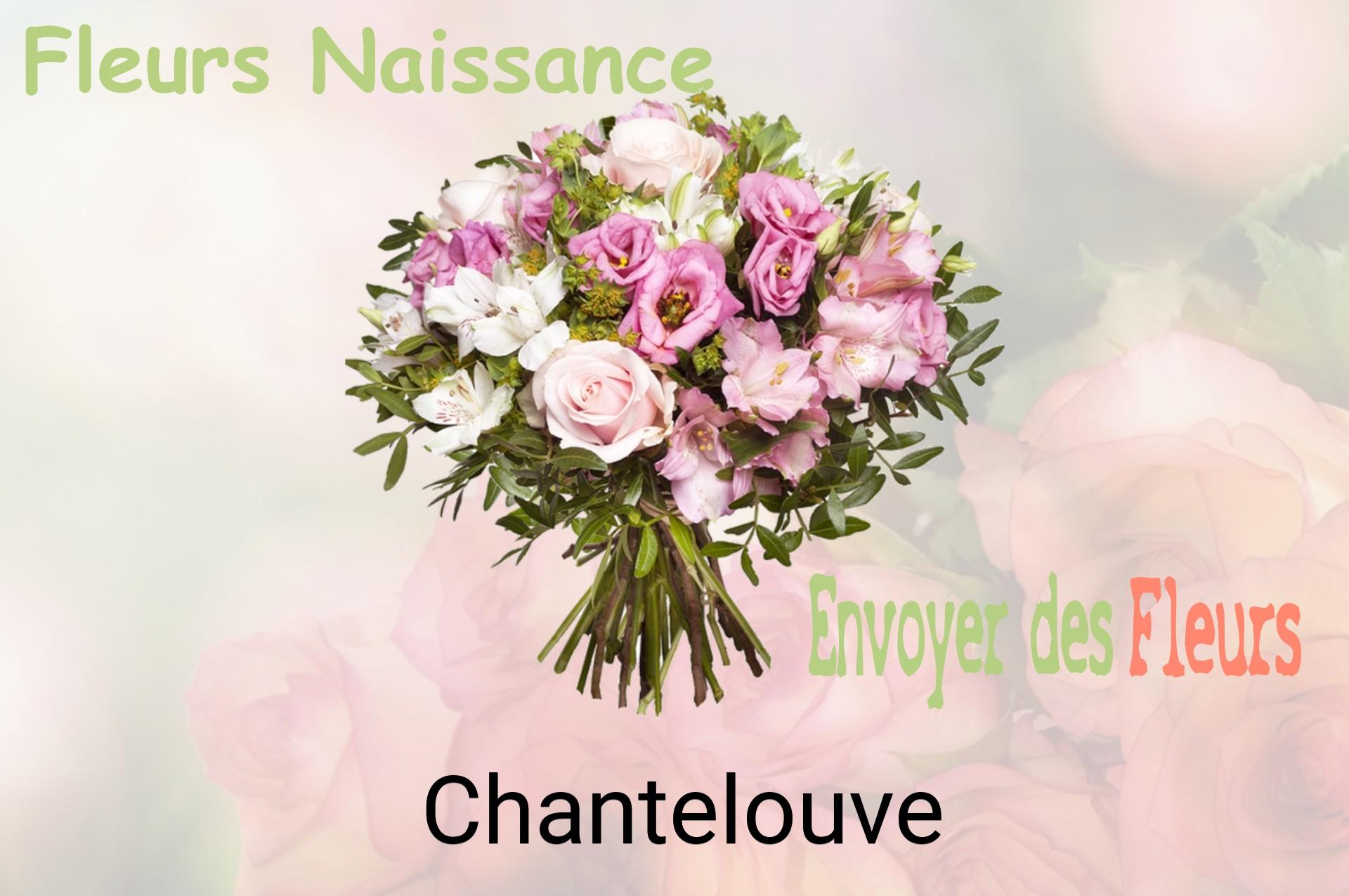 Bouquet de fleurs de naissance livré à Chantelouve